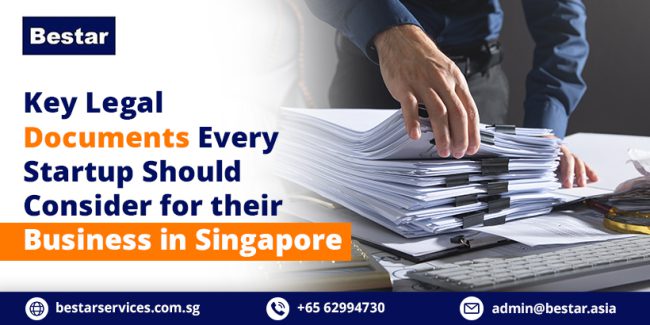 Key Legal Documents Every Startup Should Consider for their Business in Singapore
